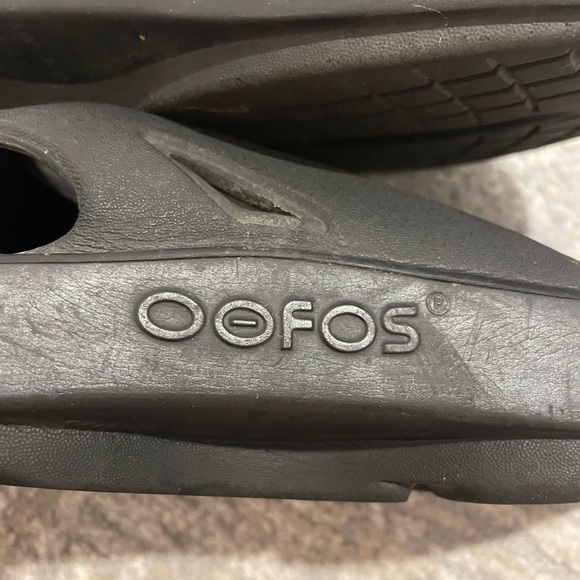 Oofos OOriginal Sandals Black M1O W12 Recovery Footwear Flip Flop Unisex - Picture 3 of 8